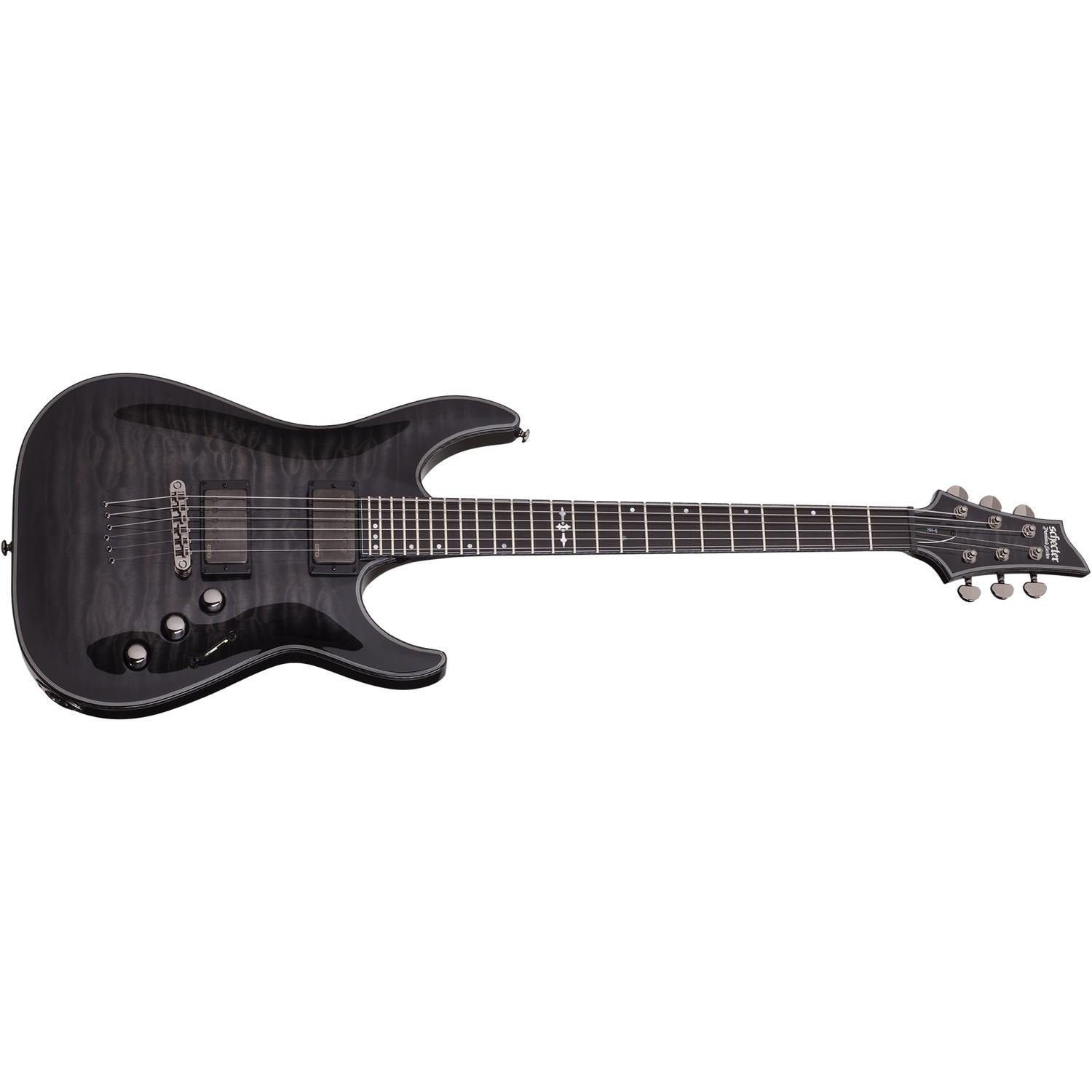 Schecter Electric Guitars Schecter Hellraiser Hybrid C-7 Electric Guitar - Trans Black Burst