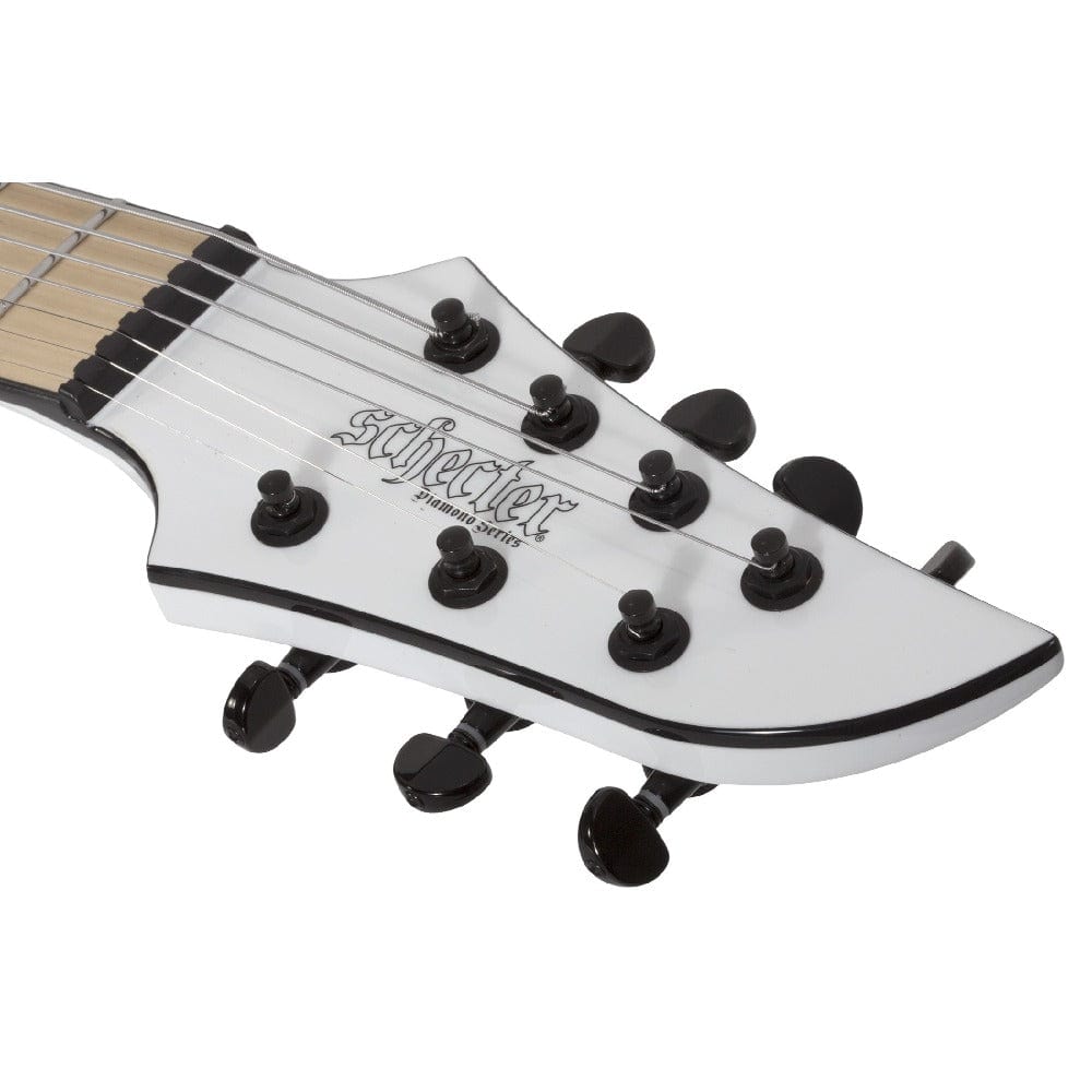 schecter electric guitars schecter keith merrow km7 mkiii hybrid series electric guitar #color_snowblind
