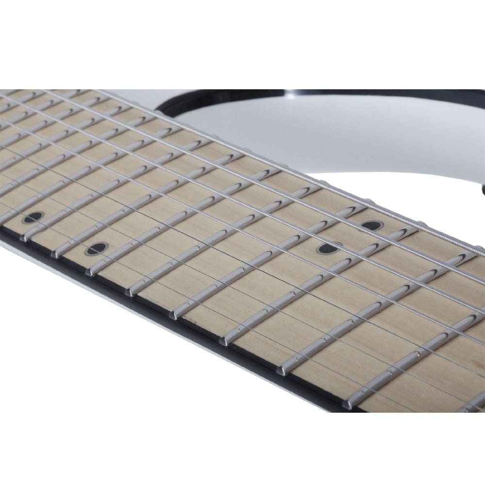 schecter electric guitars schecter keith merrow km7 mkiii hybrid series electric guitar #color_snowblind