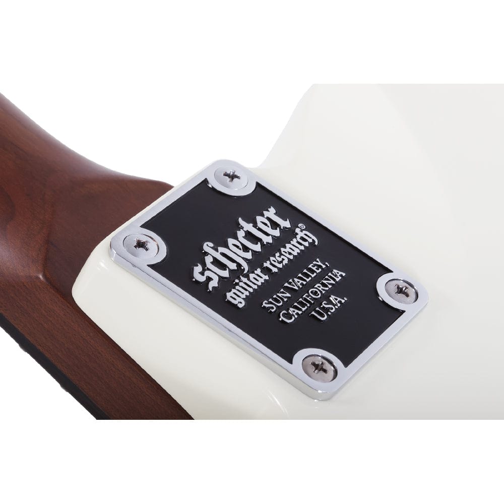 schecter electric guitars schecter nick johnston signature pt 6 string electric guitar #color_atomic-snow