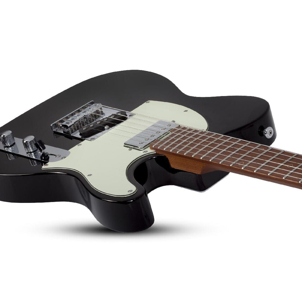 schecter electric guitars schecter nick johnston signature pt 6 string electric guitar #color_atomic-ink