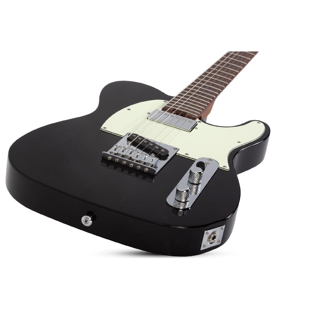 schecter electric guitars schecter nick johnston signature pt 6 string electric guitar #color_atomic-ink