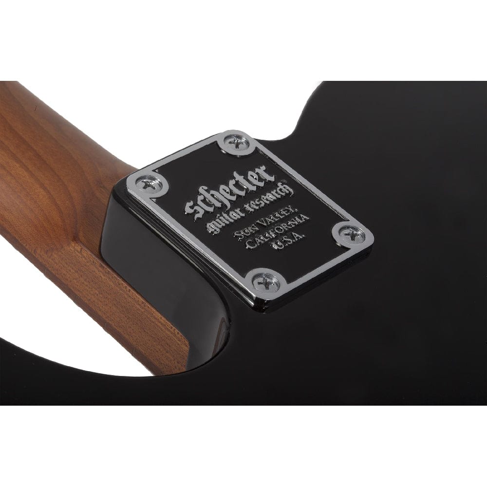 schecter electric guitars schecter nick johnston signature pt 6 string electric guitar #color_atomic-ink