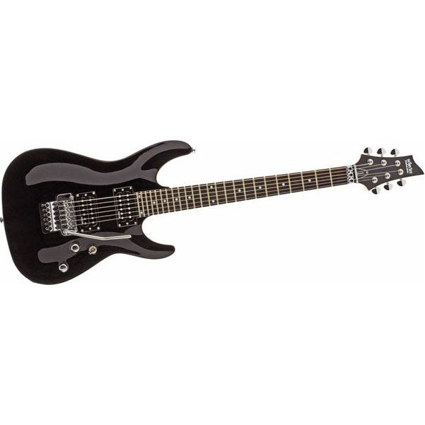 schecter electric guitars schecter omen 6 fr electric guitar - gloss black