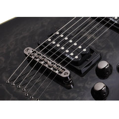 Schecter Electric Guitars Schecter Omen Extreme 7 Electric Guitar - See Thru Black