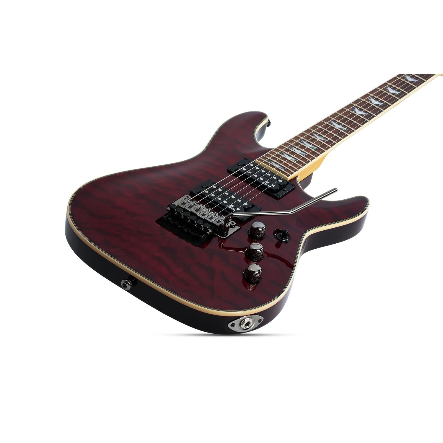 Schecter Electric Guitars Schecter Omen Extreme-FR 6-String Electric Guitar #color_black-cherry