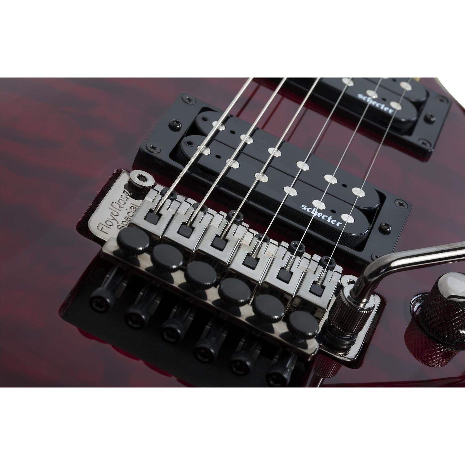Schecter Electric Guitars Schecter Omen Extreme-FR 6-String Electric Guitar #color_black-cherry