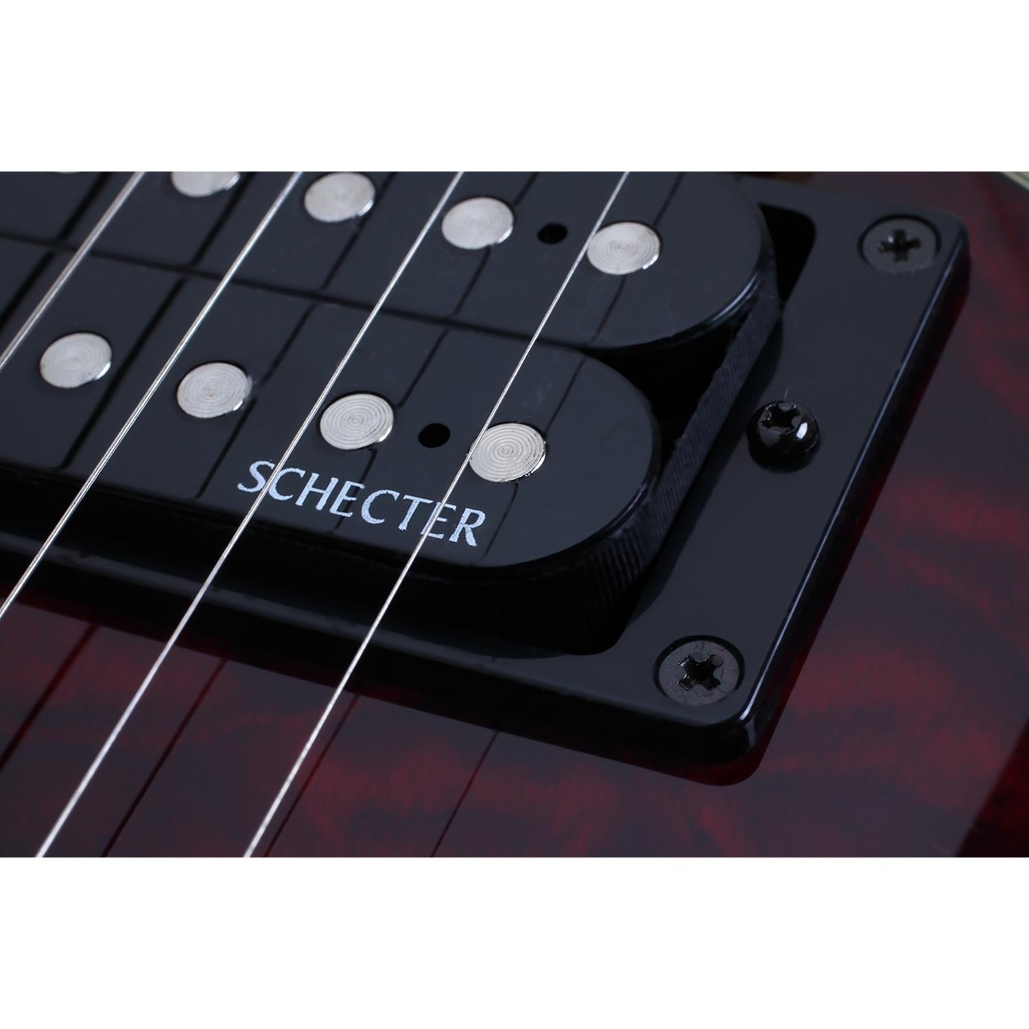 Schecter Electric Guitars Schecter Omen Extreme-FR 6-String Electric Guitar #color_black-cherry