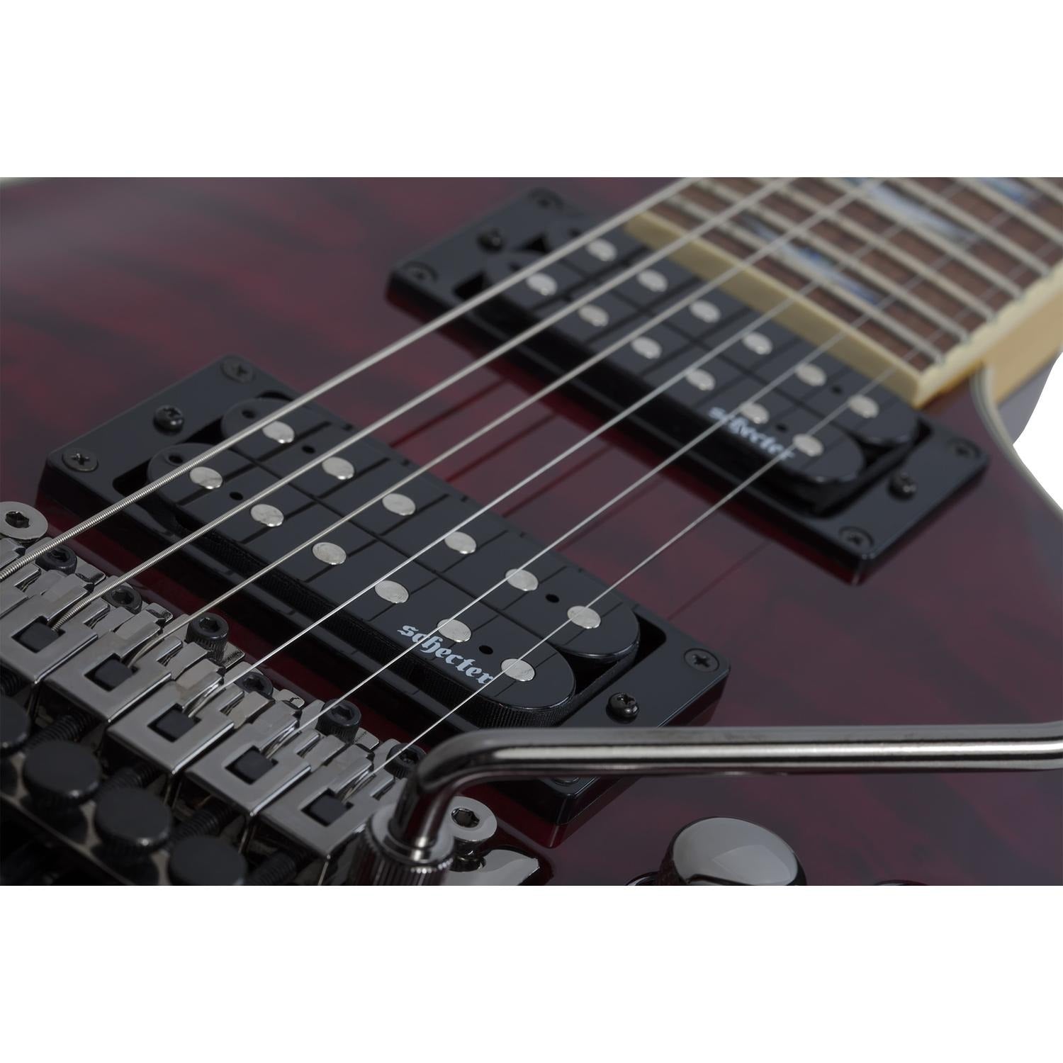 Schecter Electric Guitars Schecter Omen Extreme-FR 6-String Electric Guitar #color_black-cherry