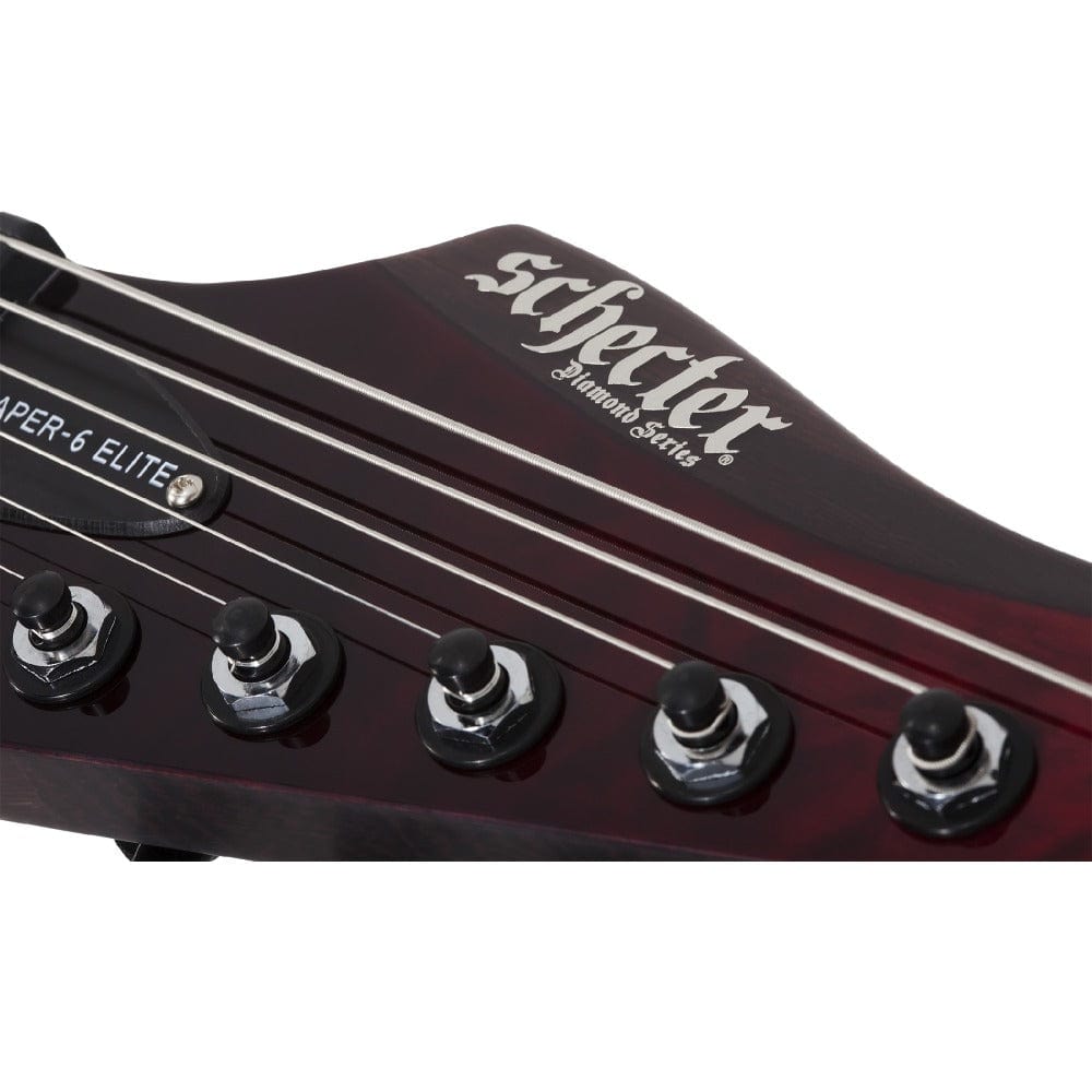 schecter electric guitars schecter reaper-6 elite 6 string electric guitar