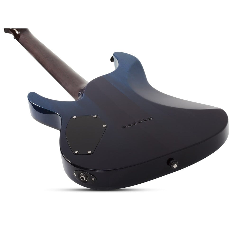 schecter electric guitars schecter reaper-6 elite 6 string electric guitar #color_deep-ocean-blue