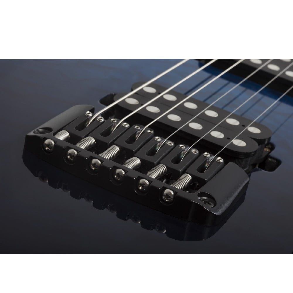 schecter electric guitars schecter reaper-6 elite 6 string electric guitar #color_deep-ocean-blue