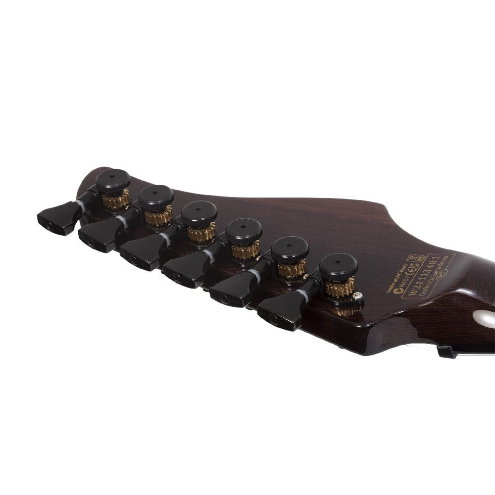 schecter electric guitars schecter reaper-6 elite 6 string electric guitar #color_deep-ocean-blue