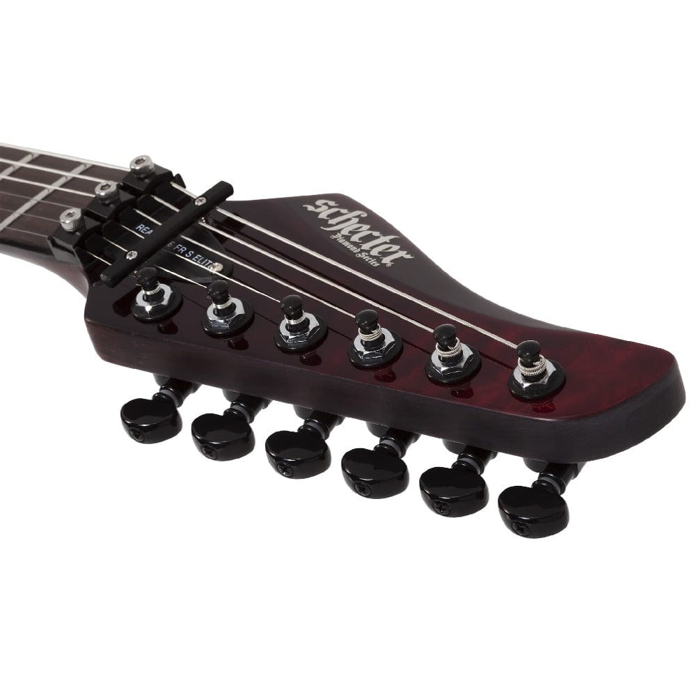 schecter electric guitars schecter reaper-6 elite fr-s 6 string electric guitar