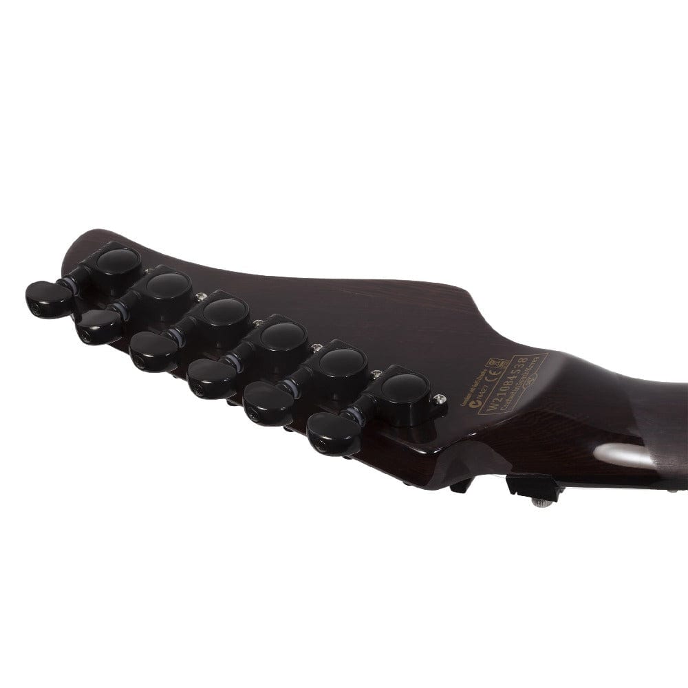 schecter electric guitars schecter reaper-6 elite fr-s 6 string electric guitar #color_deep-ocean-blue