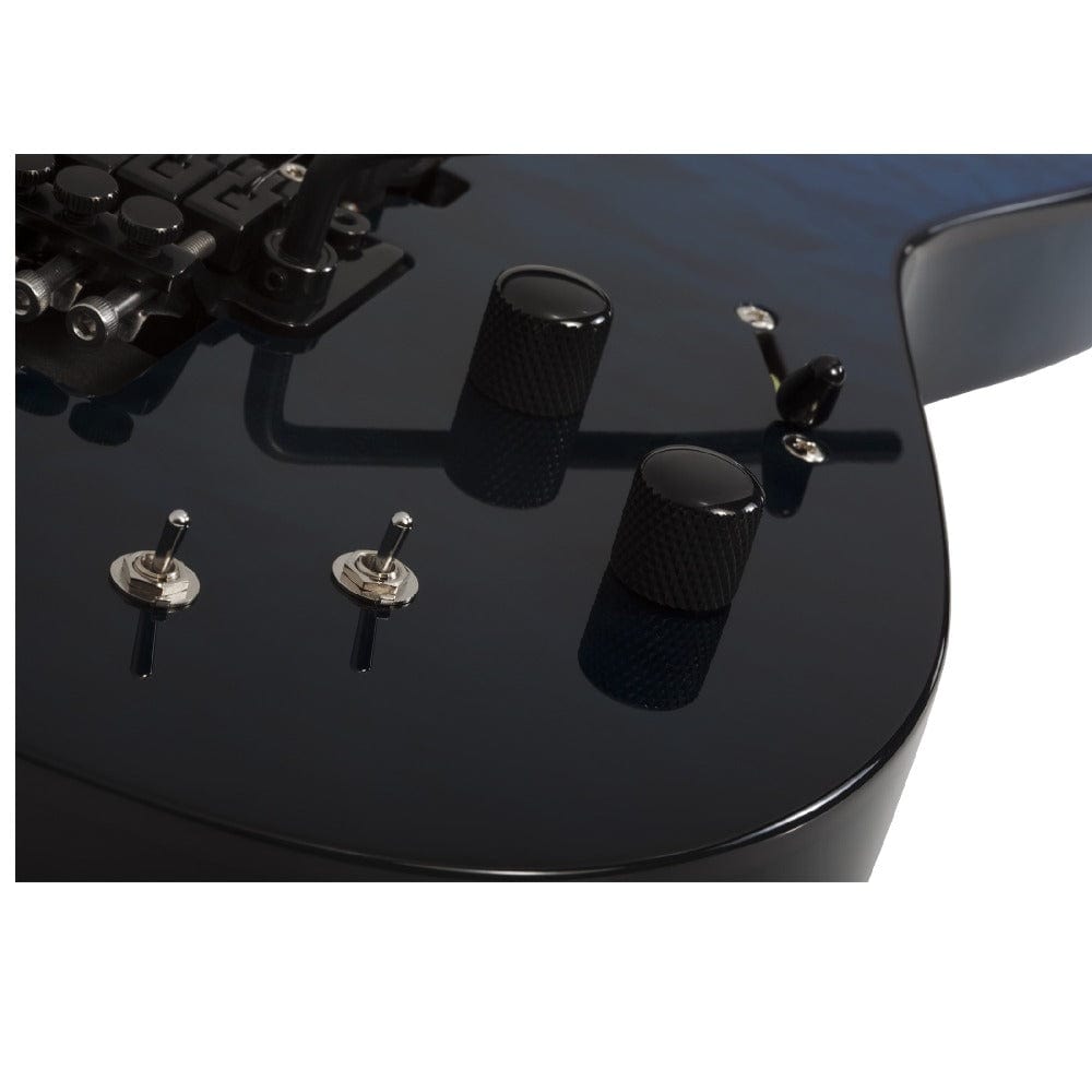 schecter electric guitars schecter reaper-6 elite fr-s 6 string electric guitar #color_deep-ocean-blue