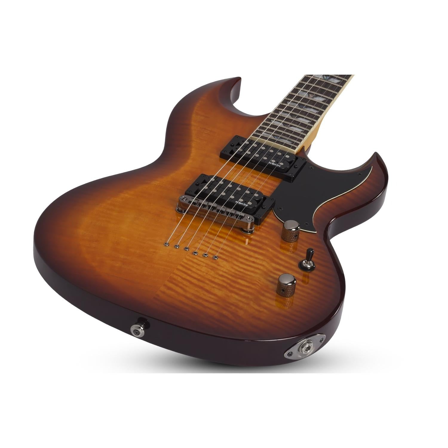 Schecter Electric Guitars Schecter S-II Omen Extreme Solid Body 6-String Electric Guitar