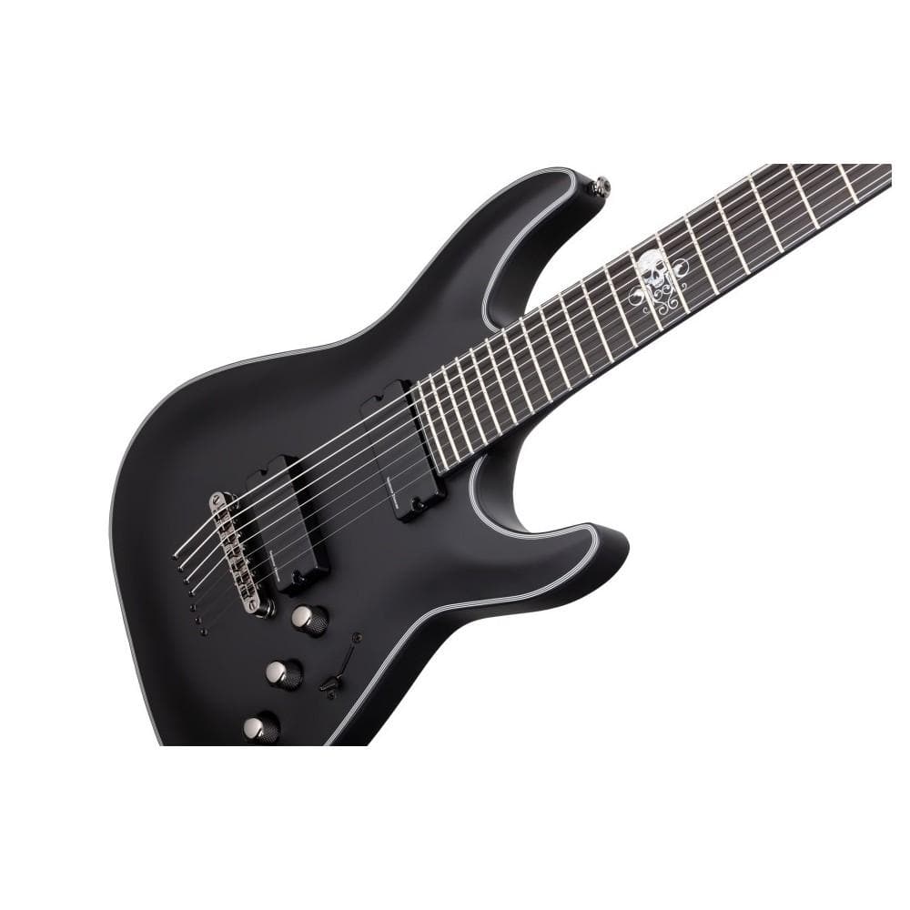 schecter electric guitars schecter sls c 7a sbk blackjack electric guitar