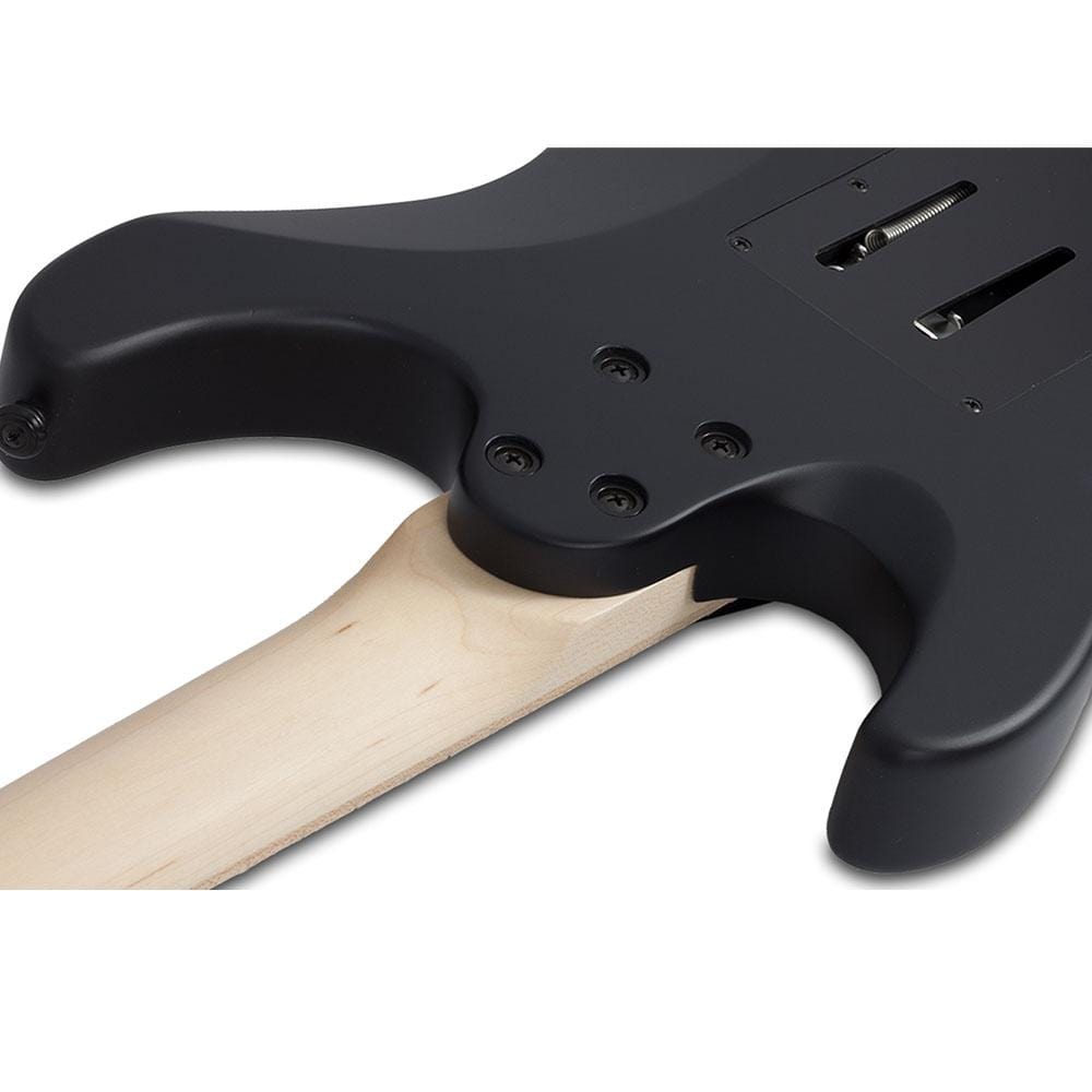 schecter electric guitars schecter sun valley super shredder fr electric guitar - satin black #color_satin-black