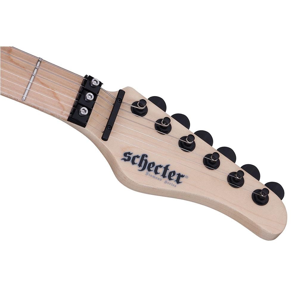schecter electric guitars schecter sun valley super shredder fr electric guitar - satin black #color_satin-black
