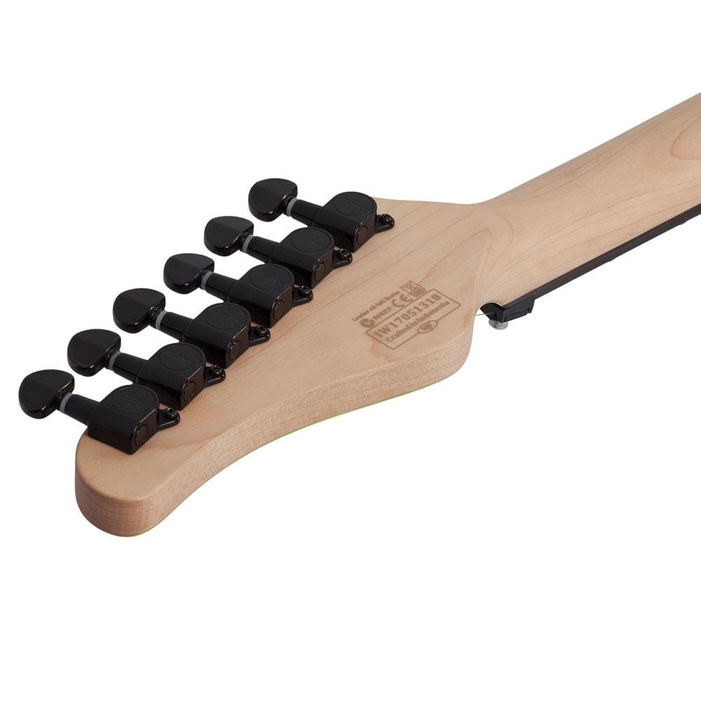 schecter electric guitars schecter sun valley super shredder fr electric guitar - satin black #color_satin-black