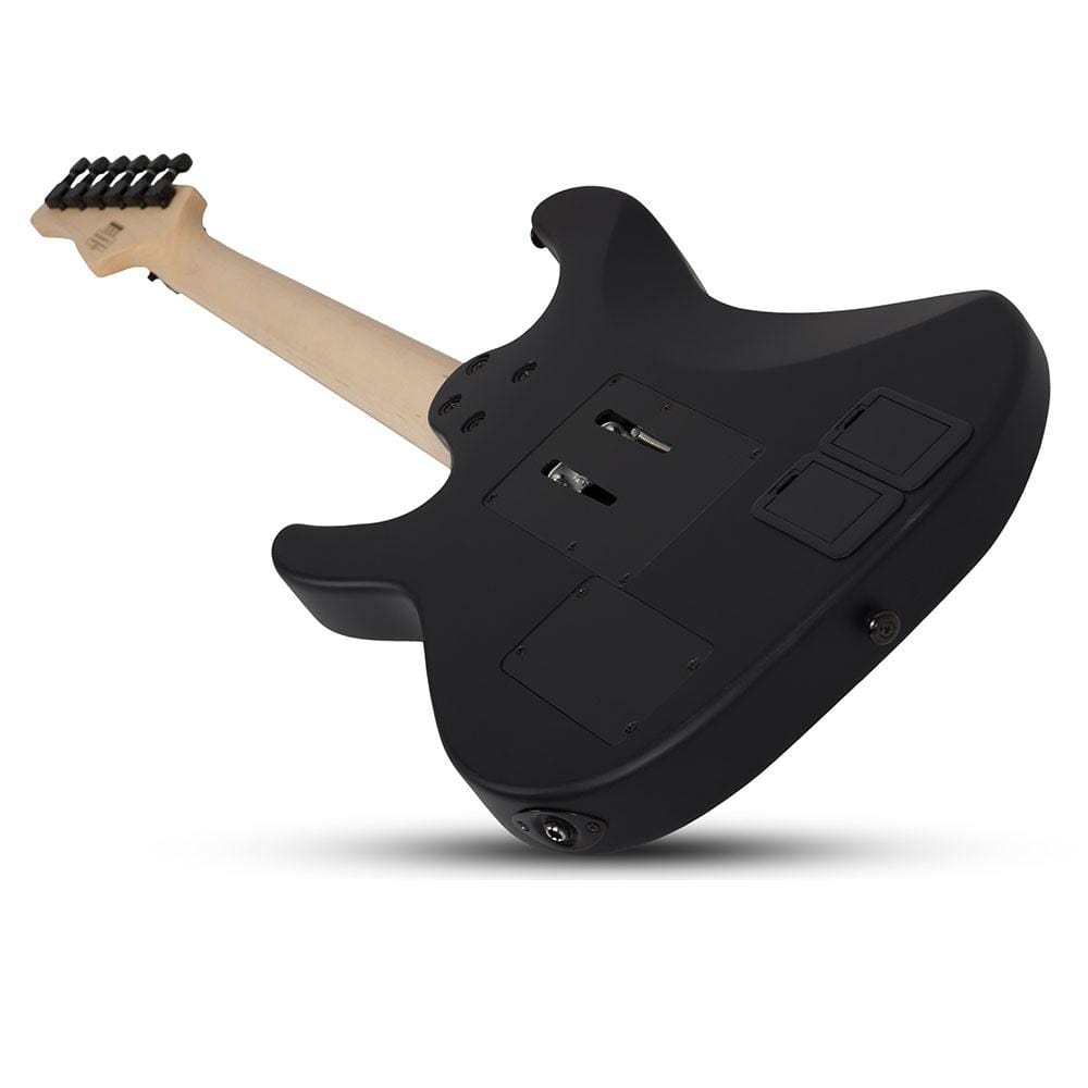 schecter electric guitars schecter sun valley super shredder fr electric guitar - satin black #color_satin-black