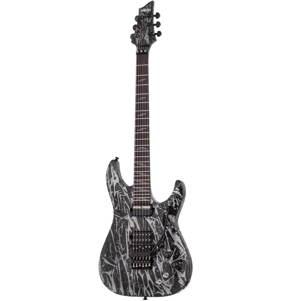 schecter electric guitars schecter c-1 fr-s silver mountain 6 string electric guitar