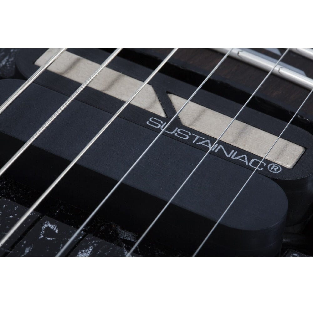 schecter electric guitars schecter c-1 fr-s silver mountain 6 string electric guitar