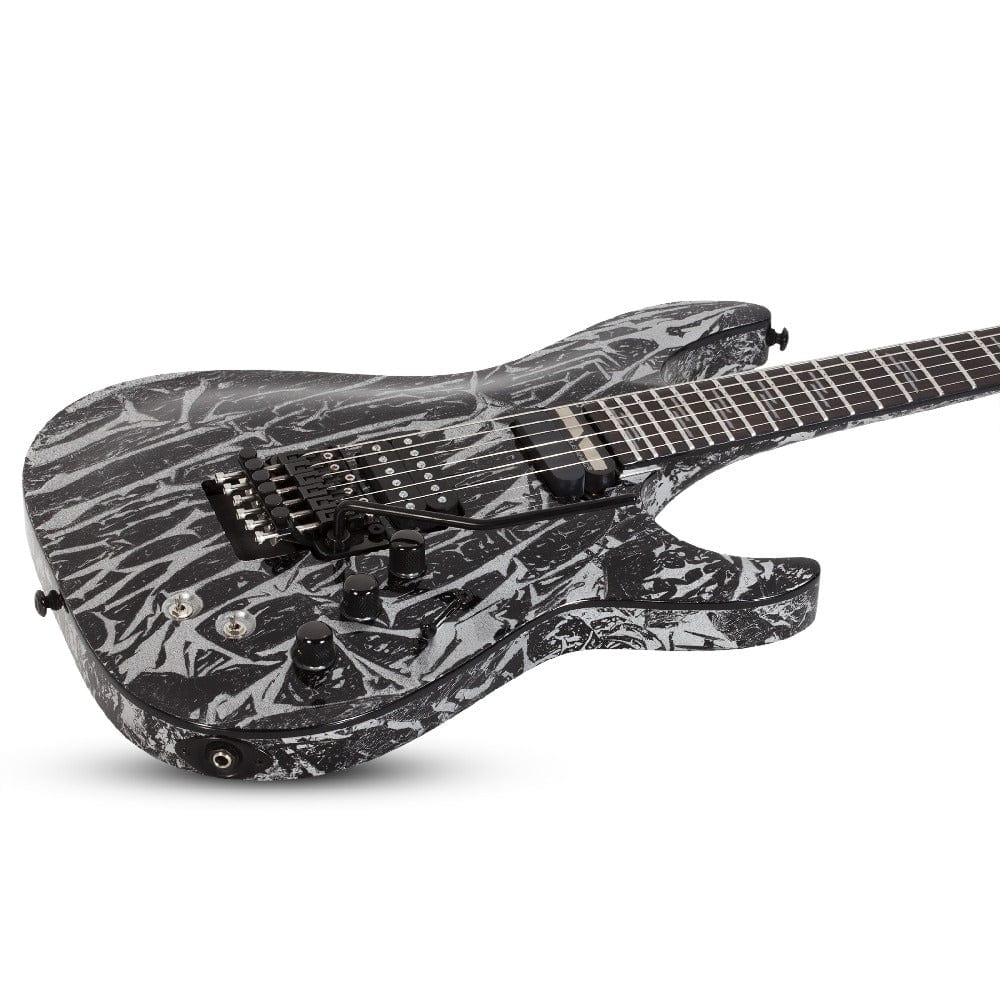 schecter electric guitars silver mountain schecter c-1 fr-s silver mountain 6 string electric guitar
