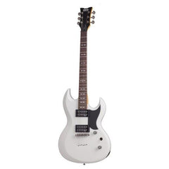 Schecter Electric Guitars Vintage White Schecter S-II Omen Electric Guitar
