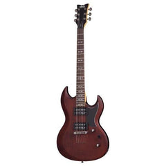 Schecter Electric Guitars Walnut Satin Schecter S-II Omen Electric Guitar