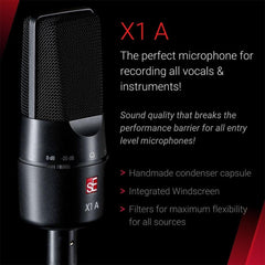 sE Electronics Condenser Microphones sE Electronics X1A Condenser Microphone - Cardoid