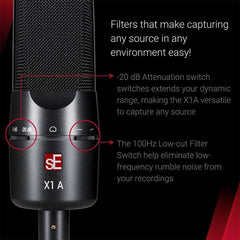 sE Electronics Condenser Microphones sE Electronics X1A Condenser Microphone - Cardoid