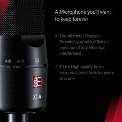 sE Electronics Condenser Microphones sE Electronics X1A Condenser Microphone - Cardoid