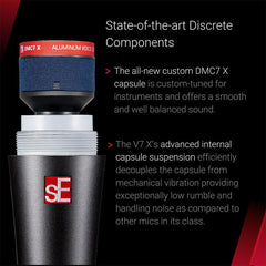 sE Electronics Dynamic Microphones sE Electronics V7X Supercardioid Dynamic Microphone