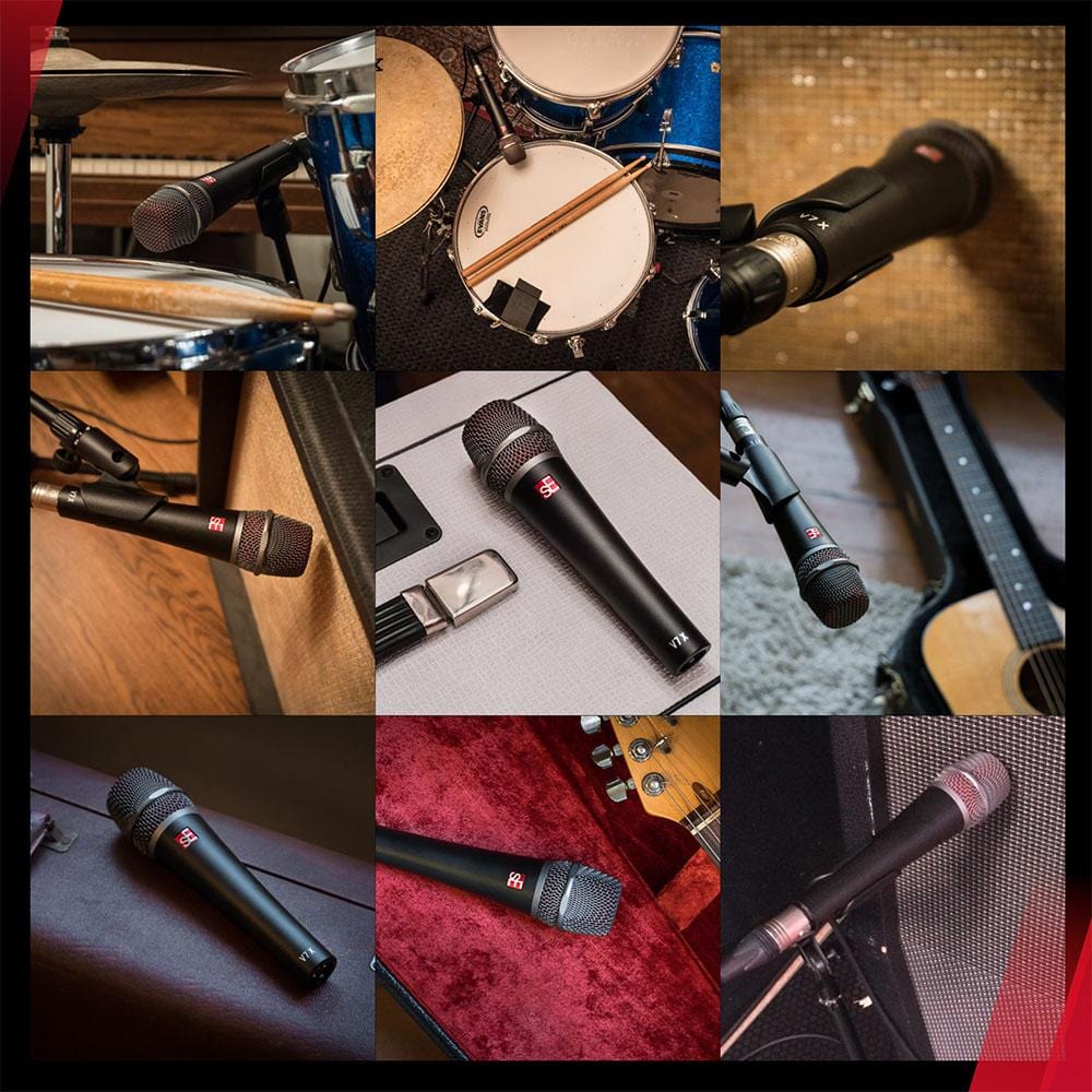 se electronics dynamic microphones se electronics v7x supercardioid dynamic microphone