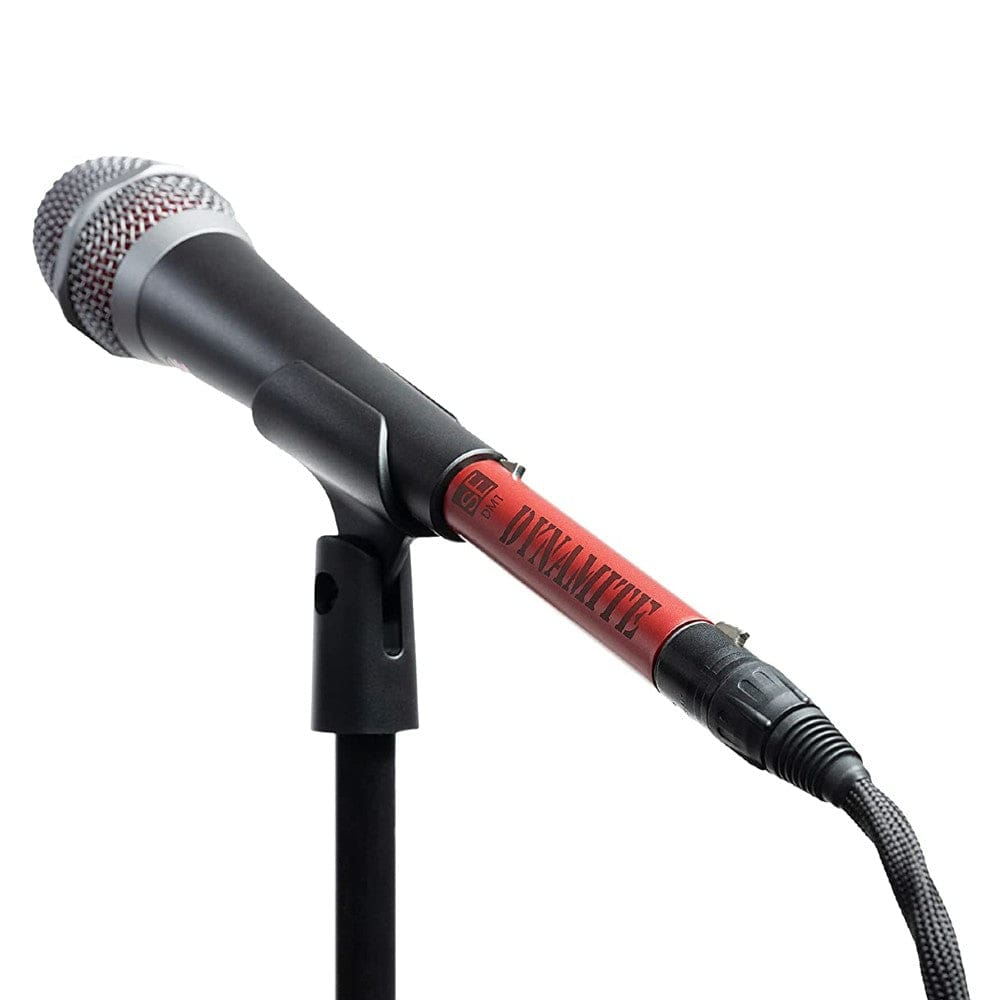 se electronics microphone accessories se electronics dm1 dynamite active inline microphone pre amplifier