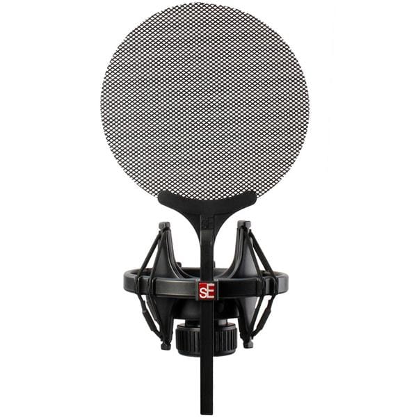 se electronics shock mounts se electronics isolation pack microphone shock mount and pop filter