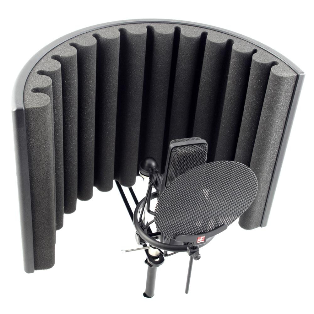 se electronics vocal booths se electronics rf-x portable vocal booth reflection filter