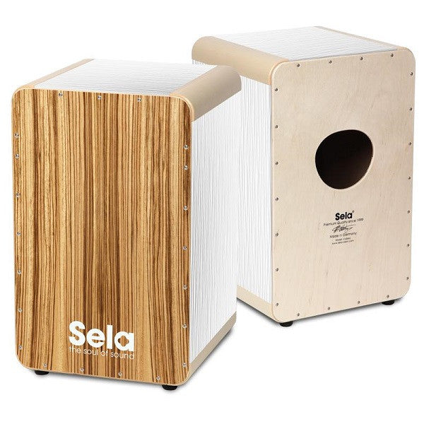 sela cajons sela se 022 wave cajon white zebrano