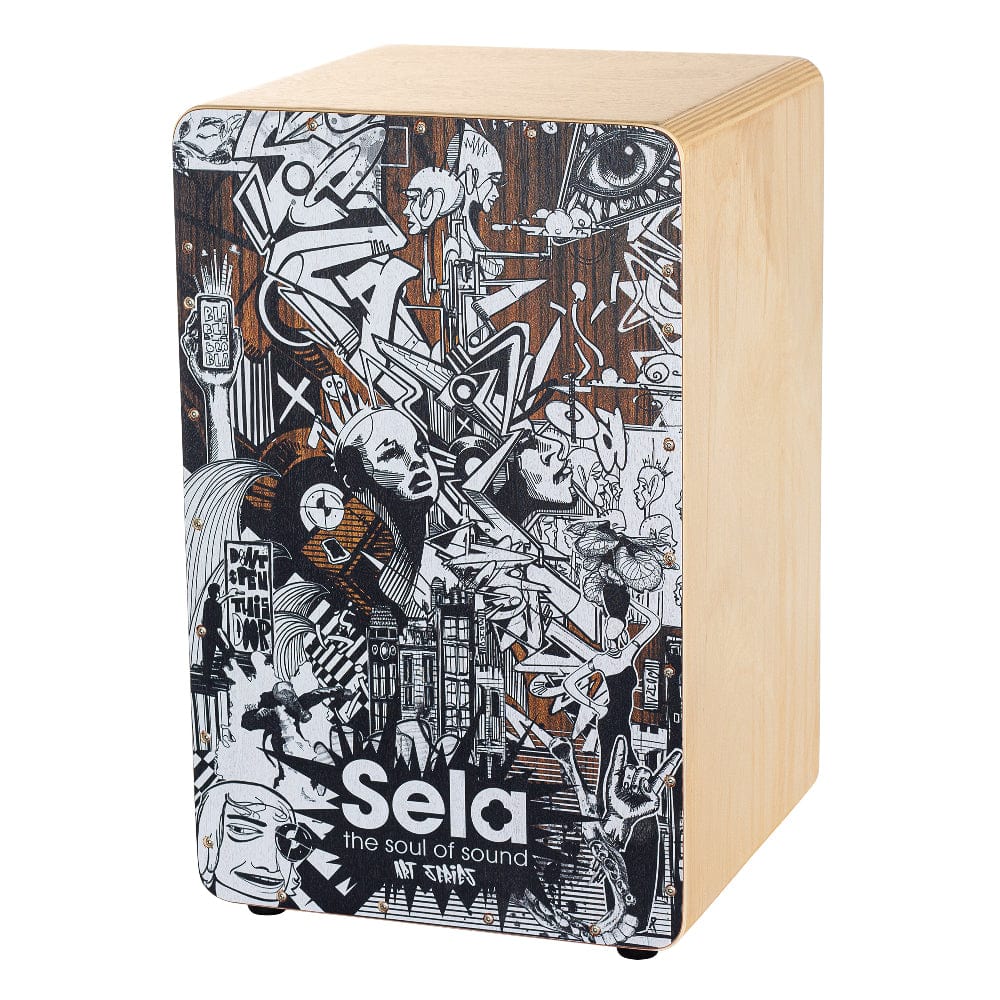 sela cajons sela se 173 art series sketch cajon