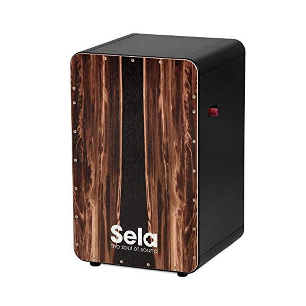 sela cajons sela se107 casela pro series cajon - black dark nut - birch