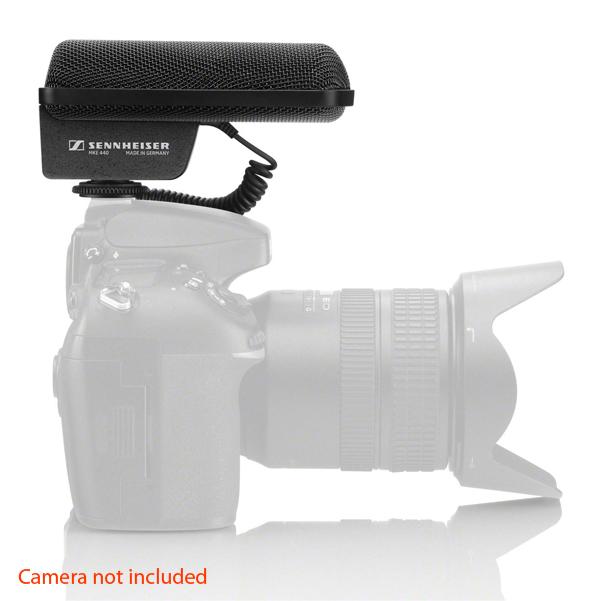sennheiser condenser microphones sennheiser mke 440 compact stereo shotgun condenser microphone