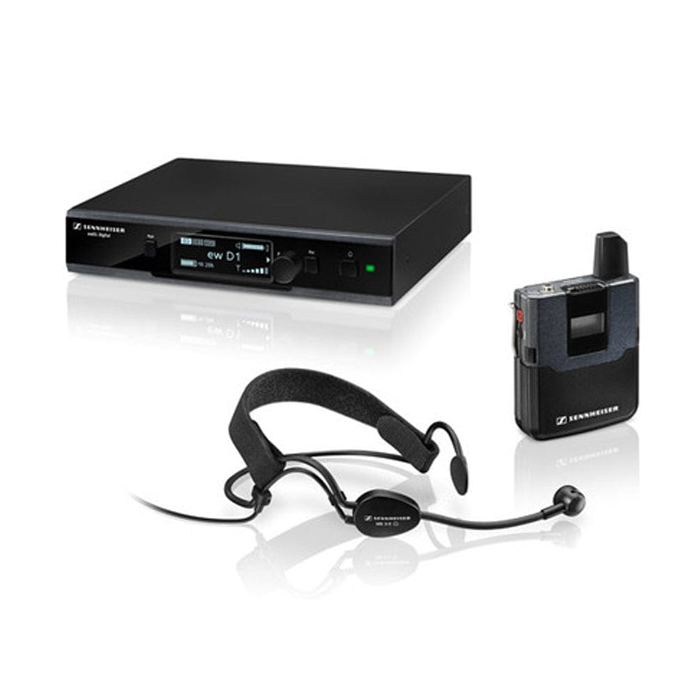 sennheiser wireless systems sennheiser ew d1-me3 nh nt wireless headworn microphone system