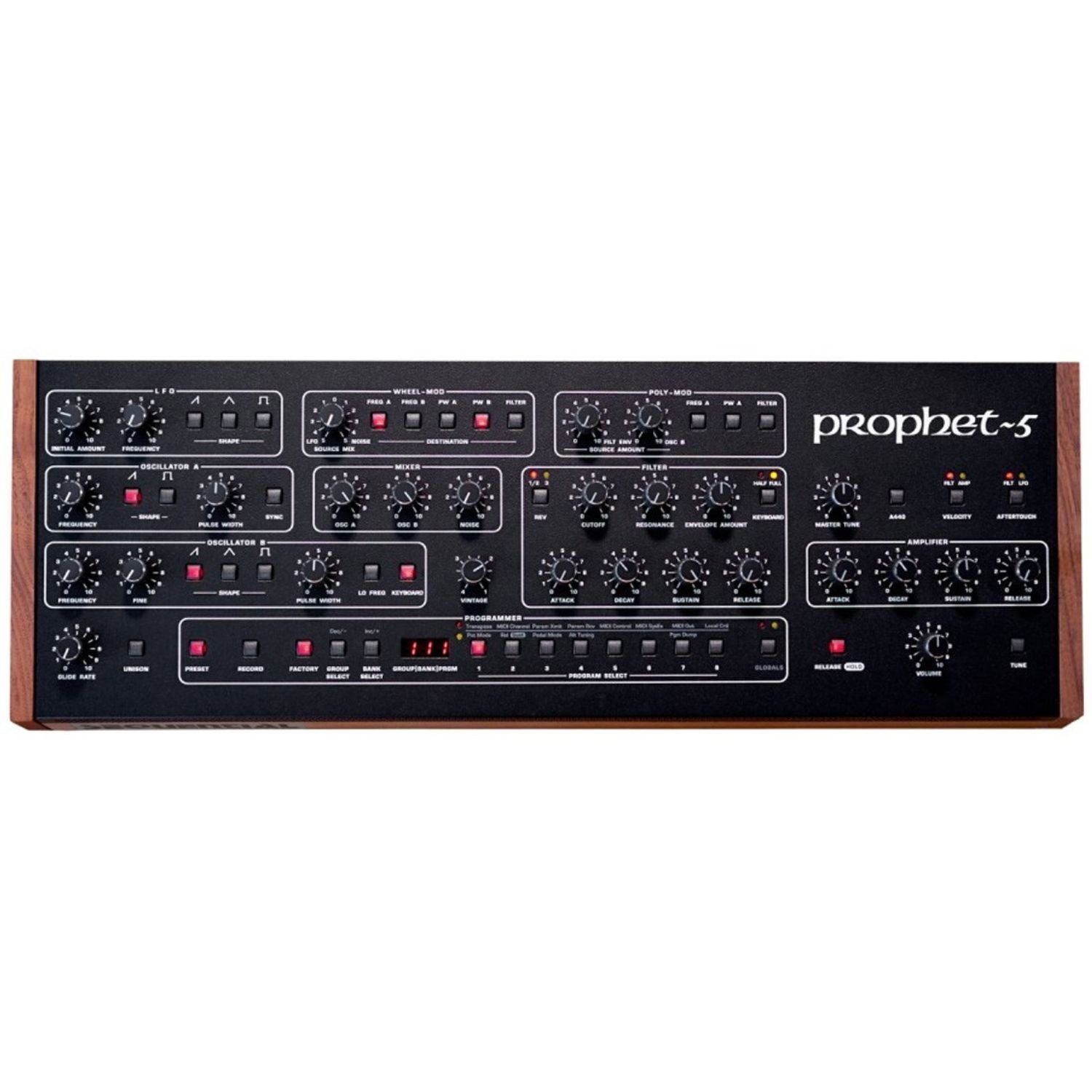 Sequential Synthesizers Sequential Prophet 5 Module Desktop 5-Voice Polyphonic Analog Synthesizer Module