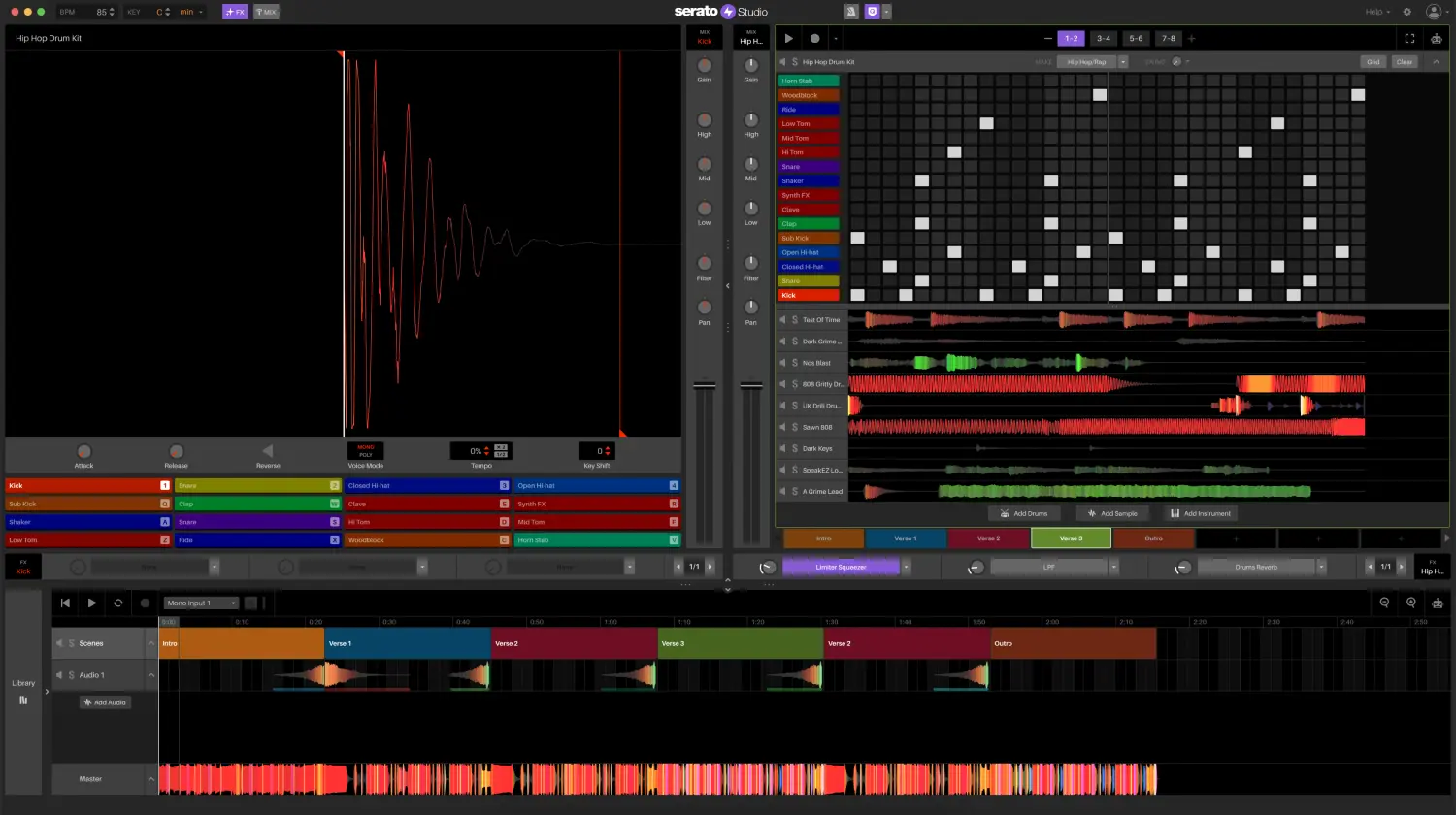 SERATO DAW Software Serato Studio Beat and Remix Production Software