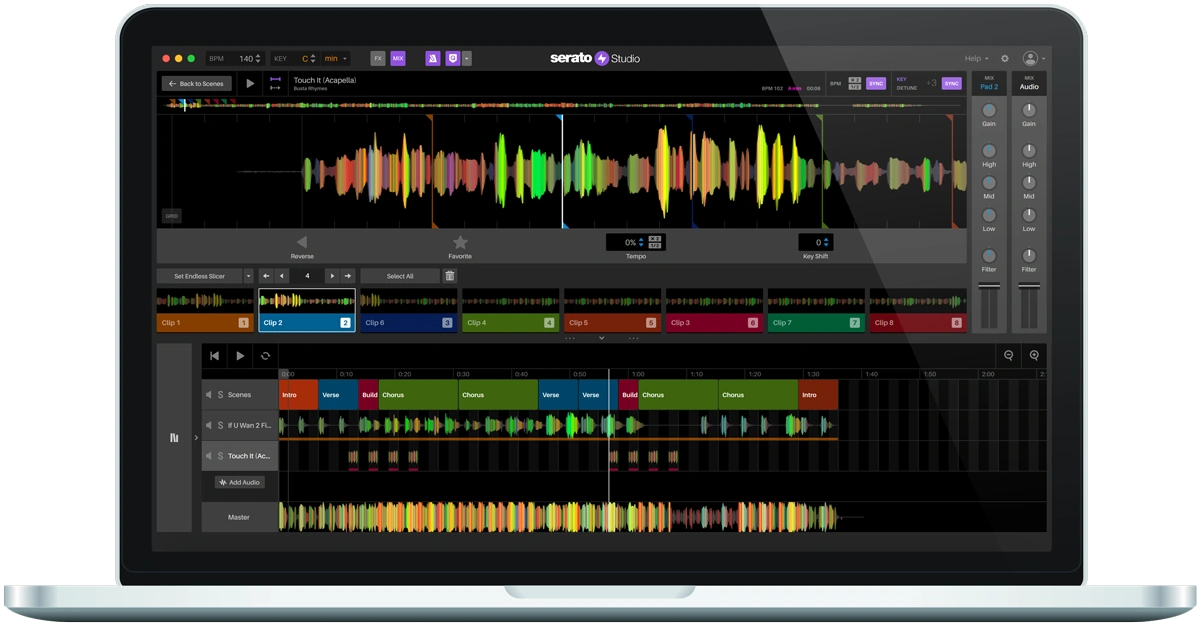 SERATO DAW Software Serato Studio Beat and Remix Production Software