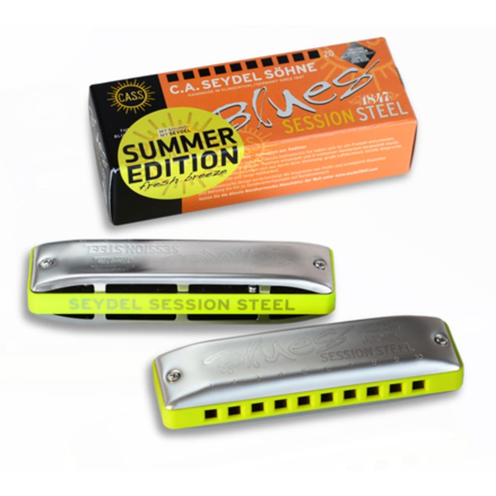 seydel harmonicas key a seydel 10301_s summer edition session steel standard richter blues harmonica #key_key-a