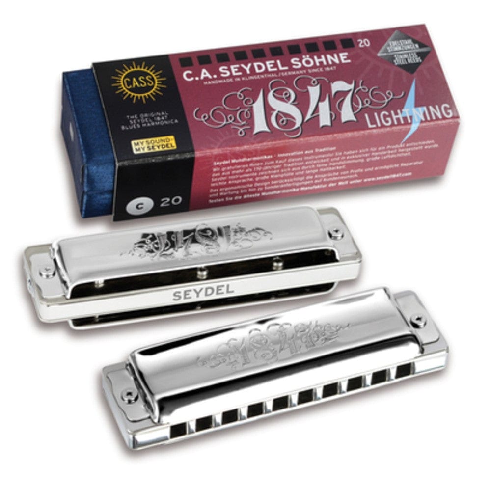 seydel harmonicas seydel 1847 lightning standard richter blues harmonica #key_f