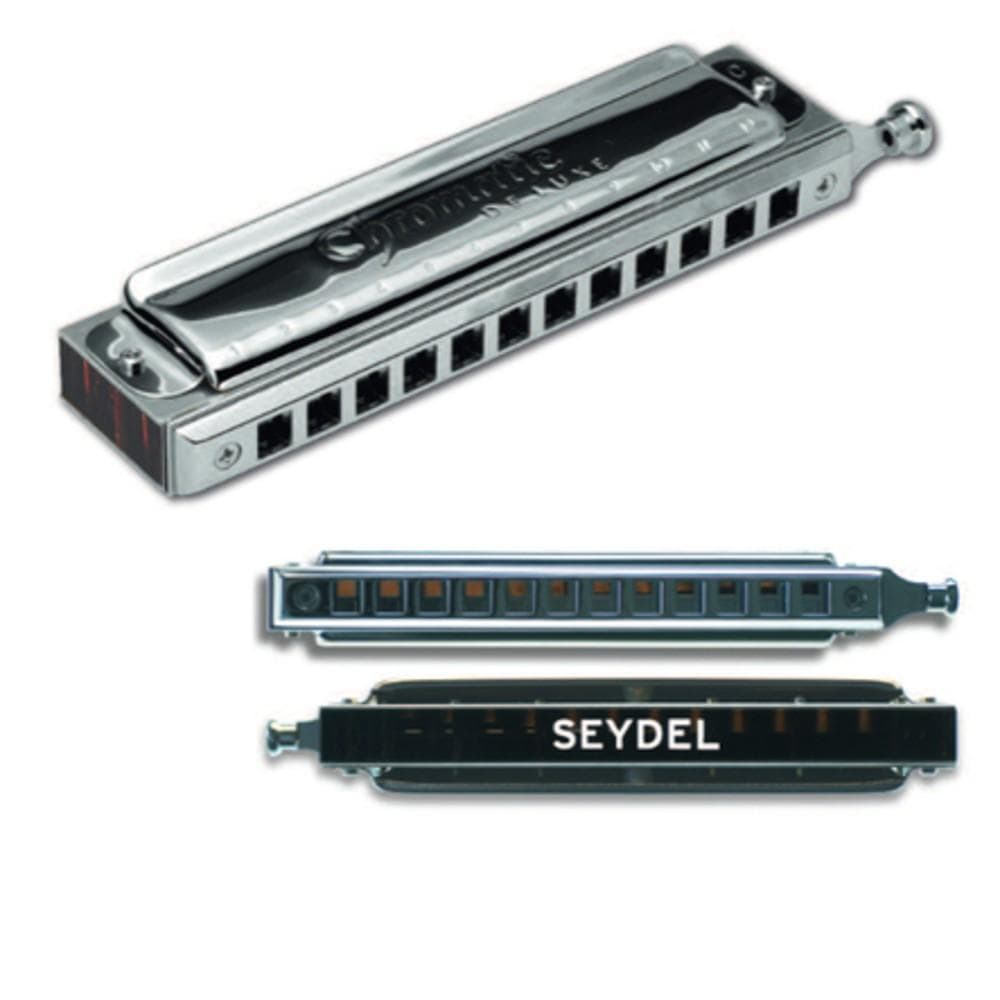 seydel harmonicas seydel 51480 deluxe solo chromatic harmonica #key_g